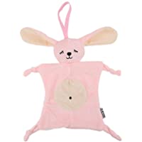 28cmx28cm Toalla de apaciguamiento para bebés- Manta suave y reconfortante Chupete de peluche Muñeca de animal de…